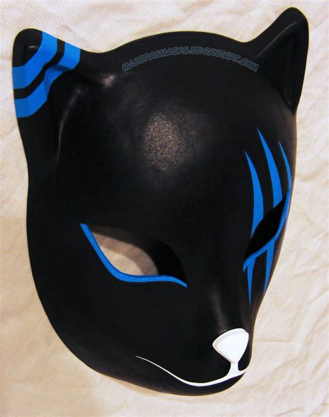 Custom Itachis Anbu Mask Blue Ver Commission By Majorasmasks On