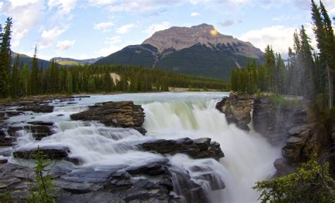 Athabasca Falls Jasper National Park In Alberta Canada Charismatic