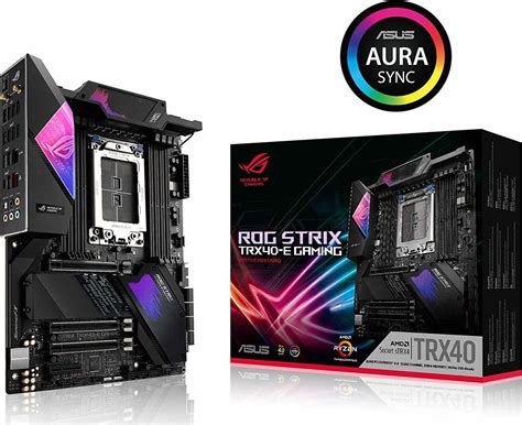Asus Rog Strix Trx40 E Gaming Motherboard Atx με Amd Strx4 Socket