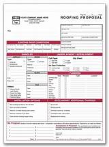 Roofing Estimate Template Form Images