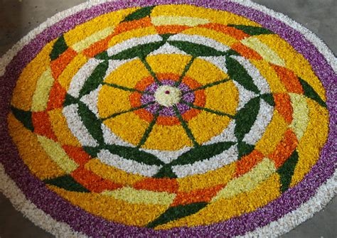 Black color polum use cheyyunnu , very worst. Worlds Largest collection of Pookalams (Flower Carpet ...