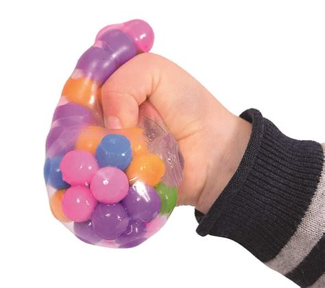 2 X Squidgy Stress Ball Sensory Toy For Stress Relief And Autism