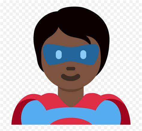 Superhero Emoji Clipart Superherosuper Hero Emoji Free Transparent