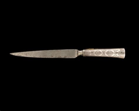 bonhams a safavid gold overlaid silver hilted dagger kard persia 17th 18th century