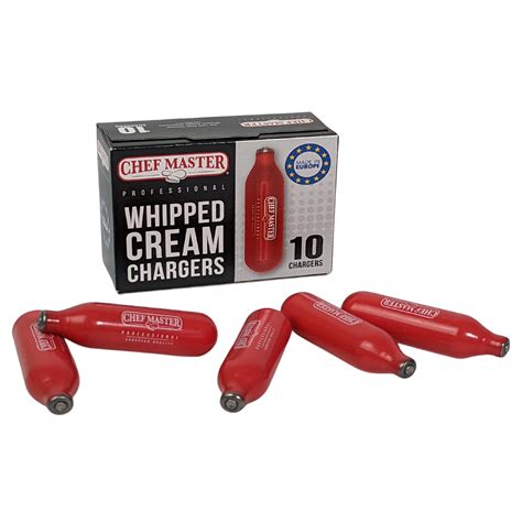 Buy Chef Master Whipped Cream Chargers Nitrous Oxide Whipped Cream