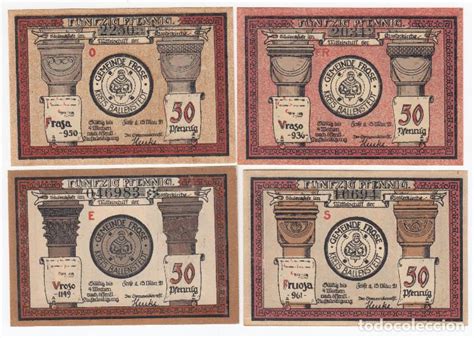 Desde el 1 de junio de 2009, la señal transmite las 24 horas al día. alemania serie 4 notgeld x 50 pfennig 1921 fros - Comprar ...