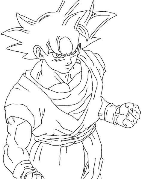 Impresionante figura de dragon ball: Ultra Instinct Goku Drawing by DBZFan2827 on DeviantArt
