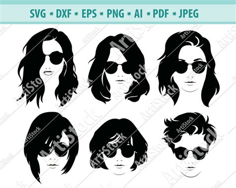 Woman S Face Svg Woman Svg File Girl Svg Instantly Loading Woman