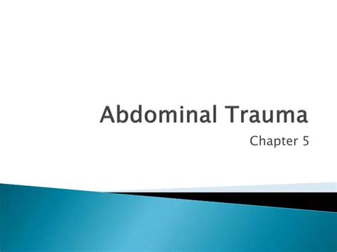 Ppt Abdominal Trauma Powerpoint Presentation Free Download Id4041946