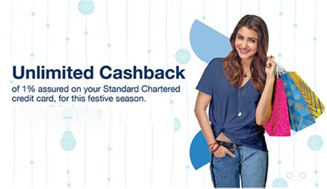 Compare standard chartered credit card offers and apply online. Diwali Offer: Get Upto 1% Cashback on Spends with Standard Chartered Credit Cards - CardExpert