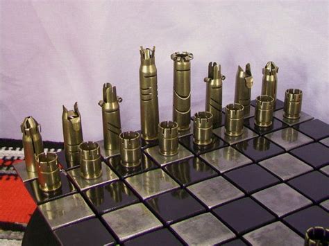 Es una de las seis pistolas presentes en el juego. 50 CALIBER BULLET shell chess set with steel board by ...