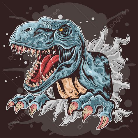 Vector De Dinosaurio T Rex PNG dibujos Imágenes Prediseñadas De Dino Animal Arte PNG y Vector