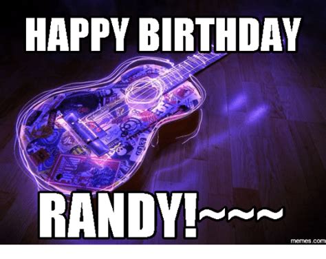 Happy Birthday Randy