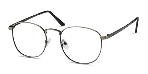 St Michel Round Gunmetal Full Rim Eyeglasses Eyebuydirect Canada