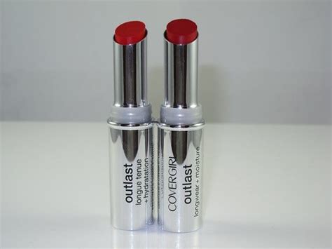 Covergirl Outlast Long Wear Lipstick Review And Swatches Musings Of A Muse Covergirl Outlast