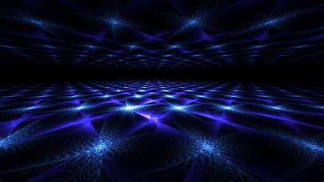 Abstract Dark Wallpaper With Blue Lights