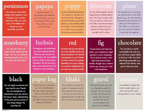 What Your Favorite Color Says About You Effy Moom