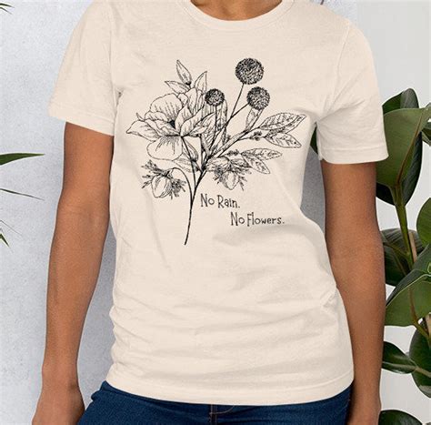 Wildflower Shirt Botanical Shirt Floral Shirt Vintage Flower Etsy