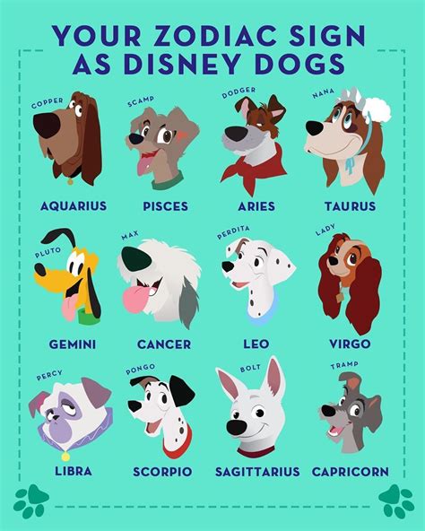 Disney Petss Instagram Photo “woof 🐶 Which Disney Dog Is Your Zodiac