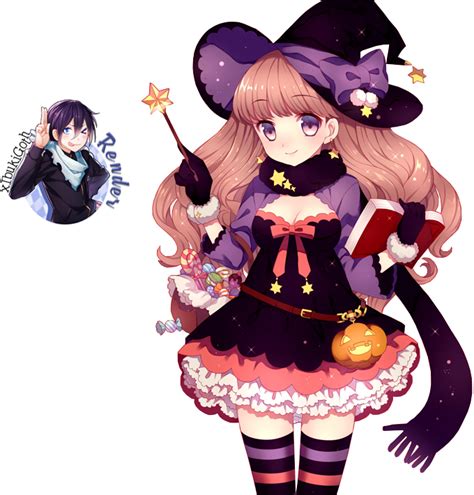 Render Halloween Witch Girl By Xibukigoth On Deviantart