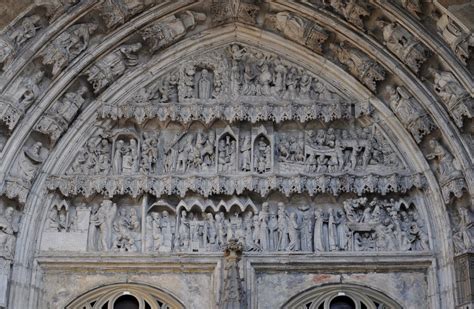 Augsburgo Alemania Catedral Portada Detalle Santiago Abella Flickr