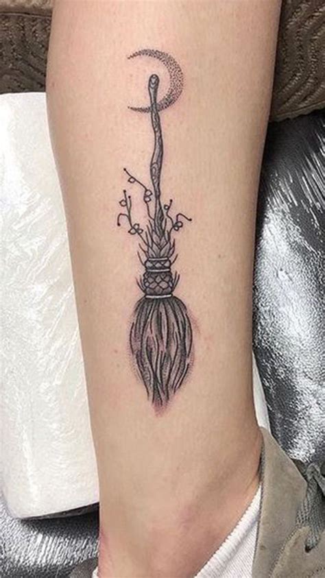 witchy tattoo designs for women who are not afraid to embrace their dark side wiccan tattoos