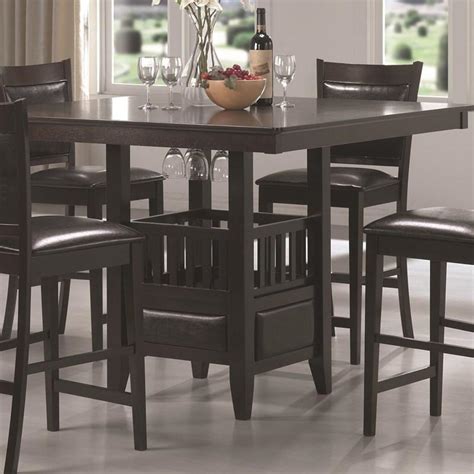 Coaster Furniture Dining Tables Jaden 100958 Square Counter Height