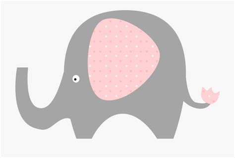 Download Library of pink and gray elephant baby shower svg ...