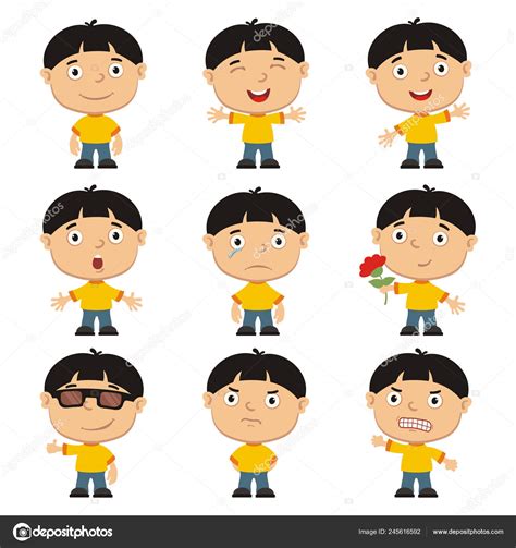 We did not find results for: Cartoon boy with black hair | Set Charming Cartoon ...