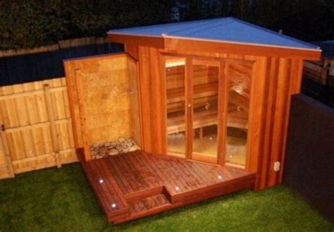 Easy And Cheap Diy Sauna Design You Can Try At Home Sauna Diy Sauna Design Outdoor Sauna