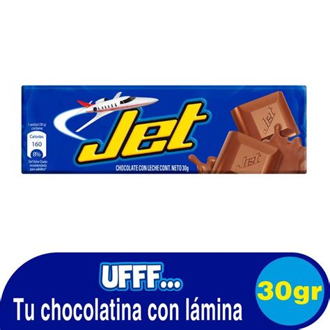 Chocolatina Jet Leche X 30 G Droguería Medmarkt