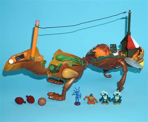 A Bugs Life Bug Circus Flea Play Set Near Complete 1998 Mattel Disney