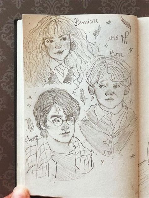 Harry Potter Drawing Ideas ‘philosophers Stone Book 1 — Harry