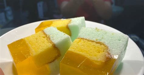 Coconut pandan agar agar layered jelly cake (agar agar santan lapis). 132 resep cake busa agar enak dan sederhana ala rumahan - Cookpad