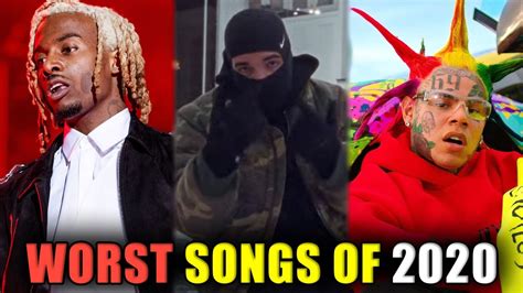 Worst Rap Songs Of 2020 Youtube