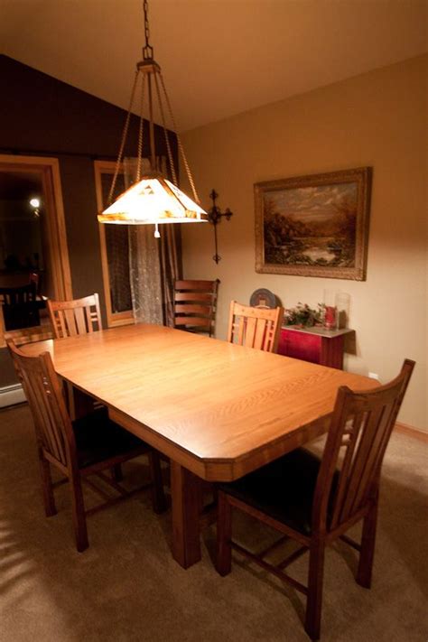 Don't dismiss the dining table as just a surface to gather around for meals. Custom Arts & Crafts Style Dining Table by Pin & Scroll ...