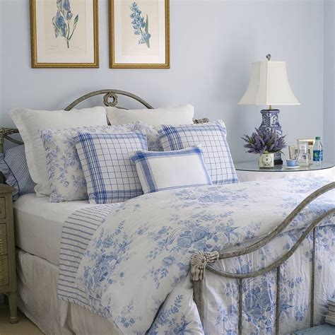 We Added This Great Ralphlaurenhome Comforter Into This Blue And White