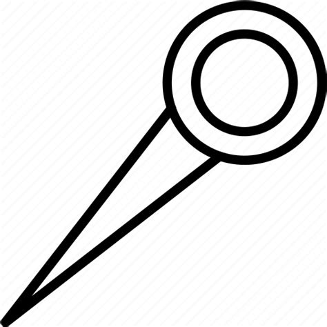 Paper Pin Pushpin Thumb Thumbtack Tintack Icon Download On