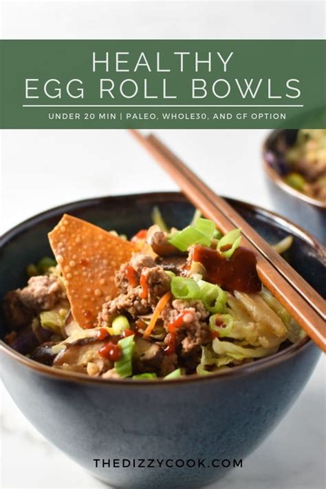 This Egg Roll Bowl Is Healthy Easy And Very Fast To Make For A Busy