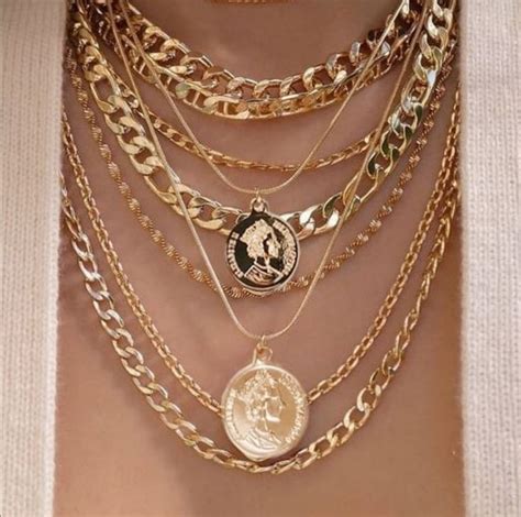 Cadenas De Oro Mujer Gruesas Rings Jewelry Fashion Fashion Jewelry