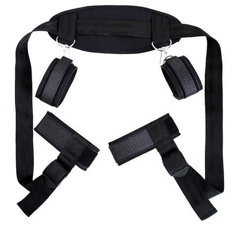 Bdsm Wrist Thigh Leg Restraint System Hand And Ankle Cuff Bed Restraints
