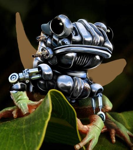 Create A Robotic Frog Photoshop Tutorial