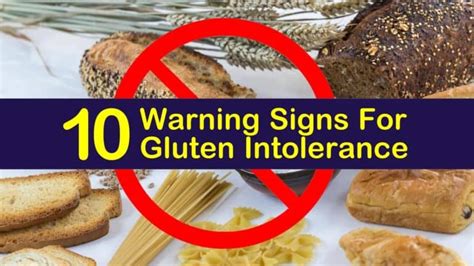 10 Warning Signs For Gluten Intolerance