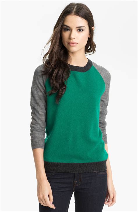 Joie Wandie Colorblock Cashmere Sweater Nordstrom