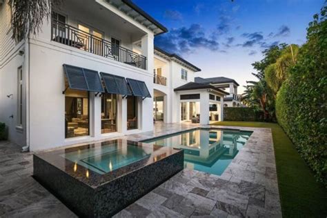 7850000 Transitional Home In Boca Raton With Island Inspired