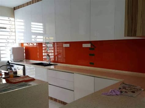 Grey kitchen cabinets can be a dramatic alternative to white. Glass Coating Malaysia - Back Painted Glass | Gachem (M ...