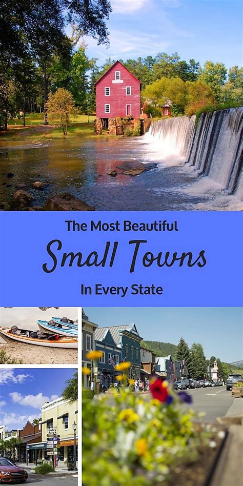 The Most Beautiful Small Towns In America By State Small Towns Usa Small Town America Small