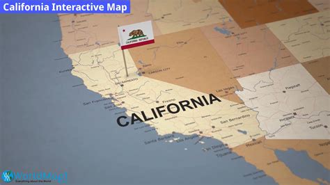High Detailed California Map