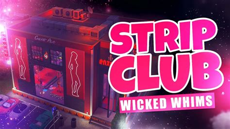Strip Club Wicked Whims Speed Build Sims 4 Youtube