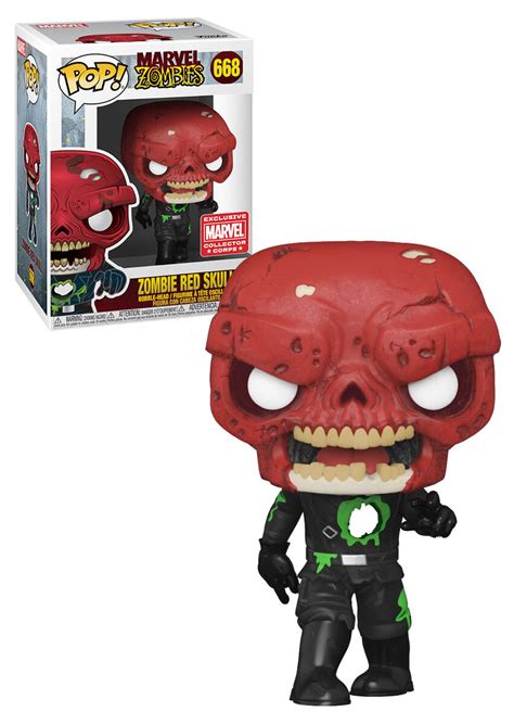 Funko Pop Marvel Zombies 668 Red Skull Collector Corps Exclusive New